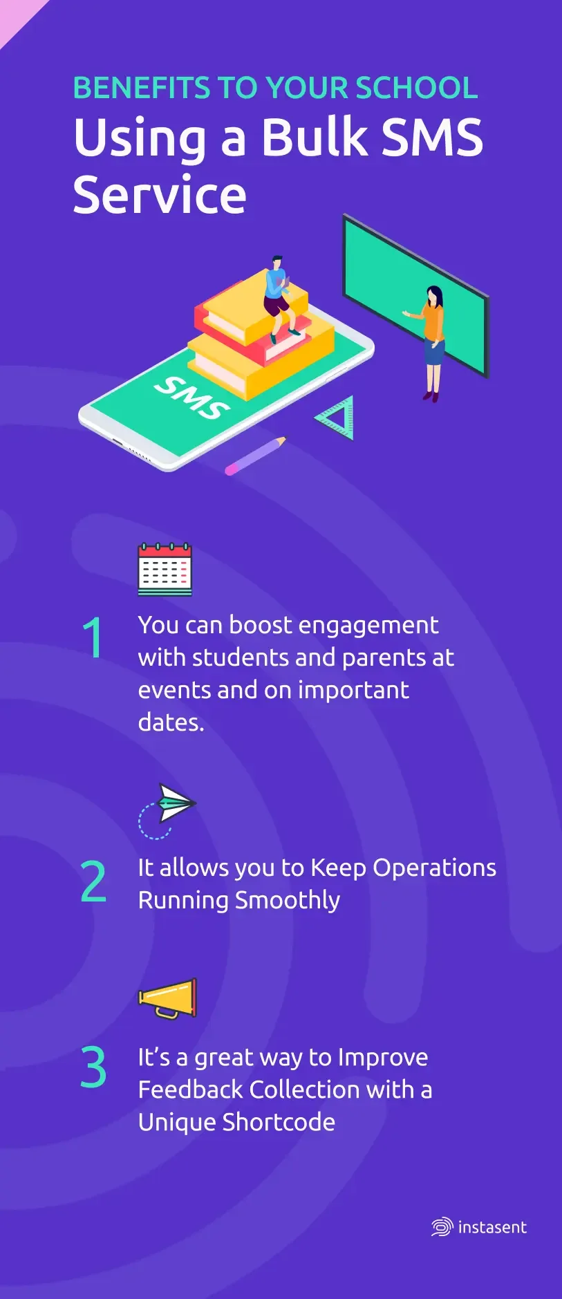 Benefits of using bulk SMS at schols