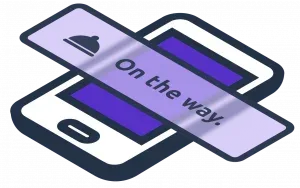 room service request text message confirmation